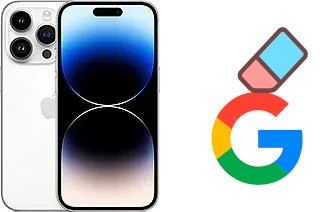 How to delete the Google account in Apple iPhone 14 Pro