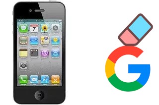 How to delete the Google account in Apple iPhone 4