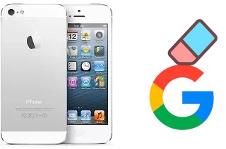 How to delete the Google account in Apple iPhone 5