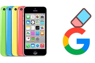 How to delete the Google account in Apple iPhone 5c