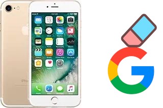 How to delete the Google account in Apple iPhone 7