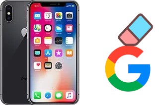 How to delete the Google account in Apple iPhone X