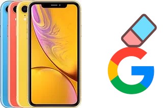 How to delete the Google account in Apple iPhone XR