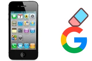 How to delete the Google account in Apple iPhone 4 CDMA