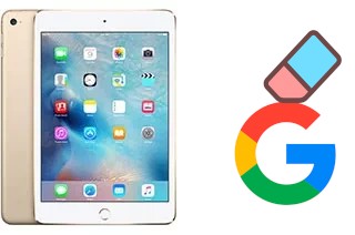 How to delete the Google account in Apple iPad mini 4 (2015)