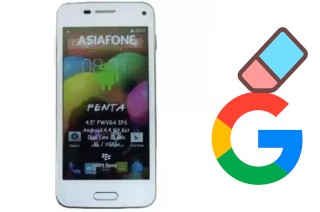 How to delete the Google account in Asiafone AF9890