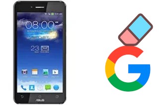 How to delete the Google account in Asus PadFone X