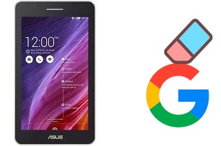 How to delete the Google account in Asus Fonepad 7 FE171CG