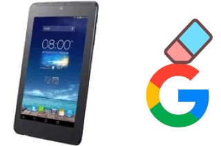 How to delete the Google account in Asus Fonepad 7