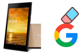 How to delete the Google account in Asus Memo Pad 7 ME572C