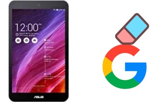 How to delete the Google account in Asus Memo Pad 8 ME181C