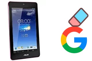 How to delete the Google account in Asus Memo Pad HD7 8 GB