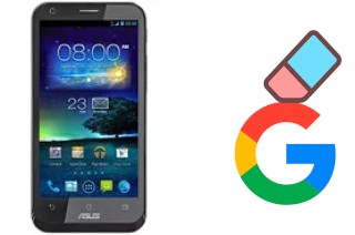 How to delete the Google account in Asus PadFone 2