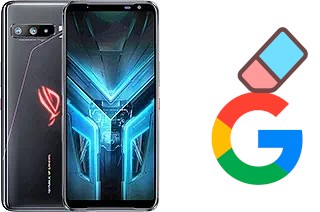 How to delete the Google account in Asus ROG Phone 3 ZS661KS