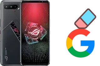 How to delete the Google account in Asus ROG Phone 5 Pro