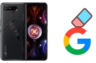 How to delete the Google account in Asus ROG Phone 5s Pro