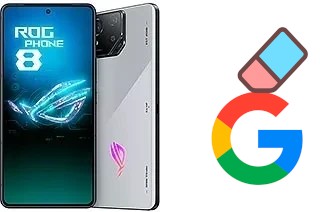 How to delete the Google account in Asus ROG Phone 8