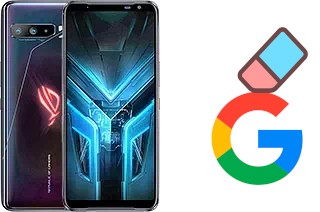 How to delete the Google account in Asus ROG Phone 3 Strix