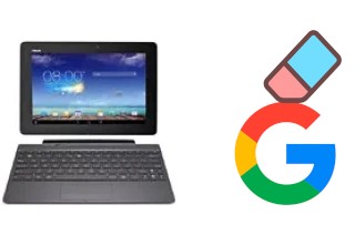 How to delete the Google account in Asus Transformer Pad TF701T