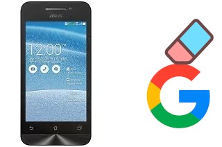 How to delete the Google account in Asus Zenfone 4 (2014)