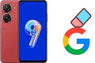 How to delete the Google account in Asus Zenfone 9