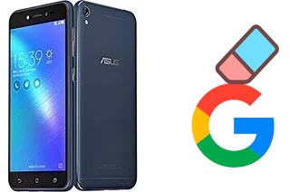 How to delete the Google account in Asus Zenfone Live ZB501KL