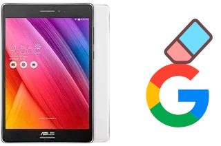 How to delete the Google account in Asus Zenpad S 8.0 Z580CA