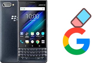 How to delete the Google account in BlackBerry KEY2 LE