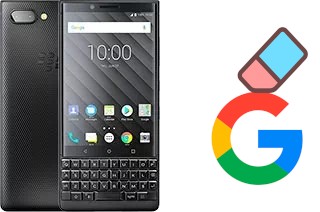 How to delete the Google account in BlackBerry KEY2