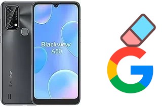 How to delete the Google account in Blackview A50