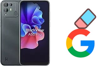 How to delete the Google account in Blackview A55 Pro