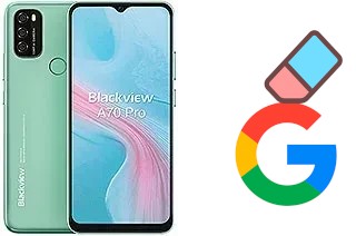 How to delete the Google account in Blackview A70 Pro