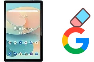 How to delete the Google account in Blackview Tab 11