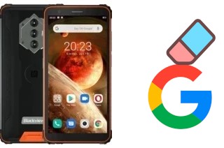 How to delete the Google account in Blackview BV6600