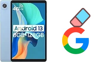 How to delete the Google account in Blackview Tab 60