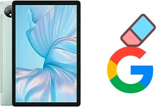 How to delete the Google account in Blackview Tab 80