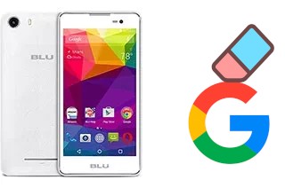 How to delete the Google account in BLU Dash M