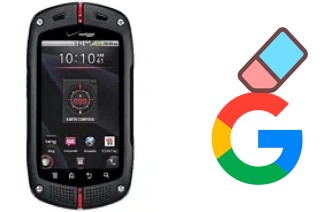 How to delete the Google account in Casio G'zOne Commando