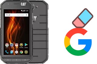 How to delete the Google account in Cat S31