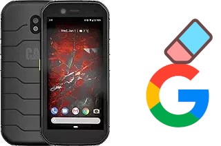 How to delete the Google account in Cat S32