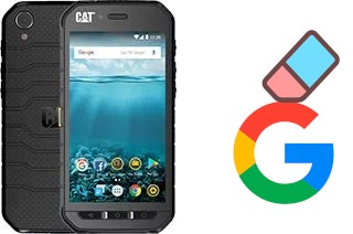 How to delete the Google account in Cat S41