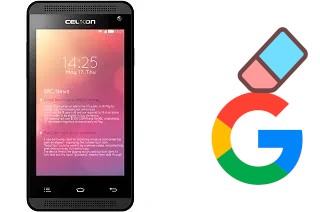 How to delete the Google account in Celkon A402