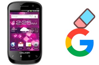 How to delete the Google account in Celkon A95