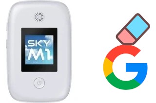 How to delete the Google account in Cloud Mobile Sky M1