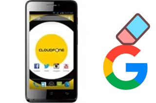 How to delete the Google account in CloudFone Excite 451TV