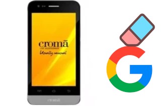 How to delete the Google account in Croma CRCB2129