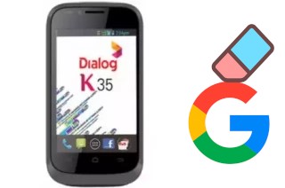 How to delete the Google account in Dialog K35