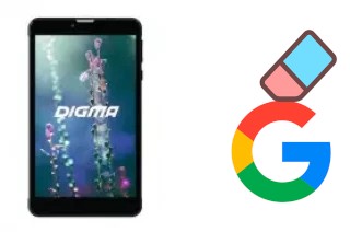 How to delete the Google account in Digma Citi 7586 3G