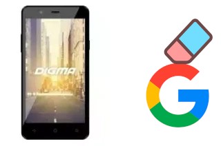 How to delete the Google account in Digma Citi Z540 4G