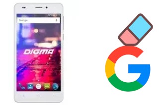 How to delete the Google account in Digma Citi Z560 4G